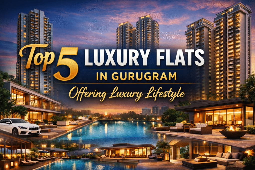 Top 5 Luxury Flats in Gurugram Offering Luxury Lifestyle