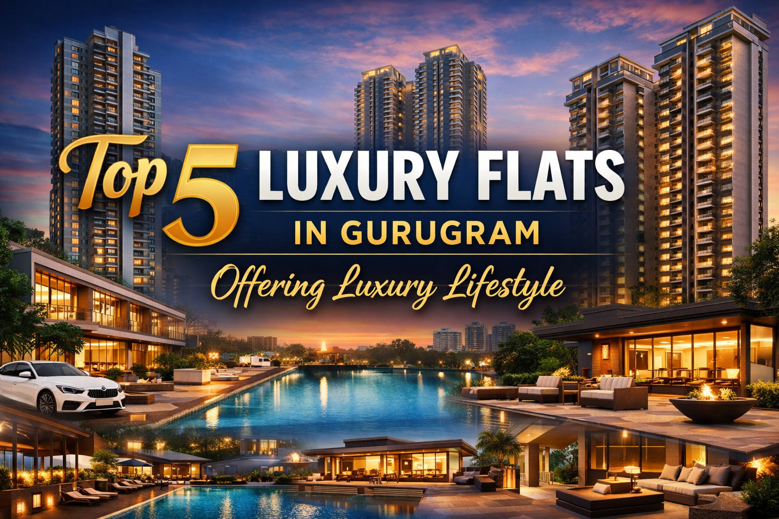 Top 5 Luxury Flats in Gurugram Offering Luxury Lifestyle