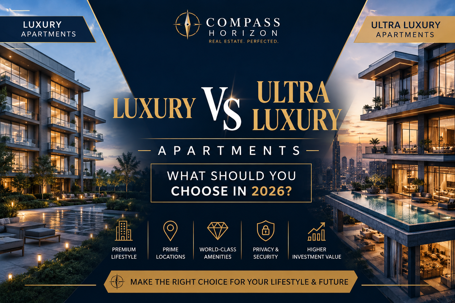 Luxury vs Ultra Luxury Apartments
